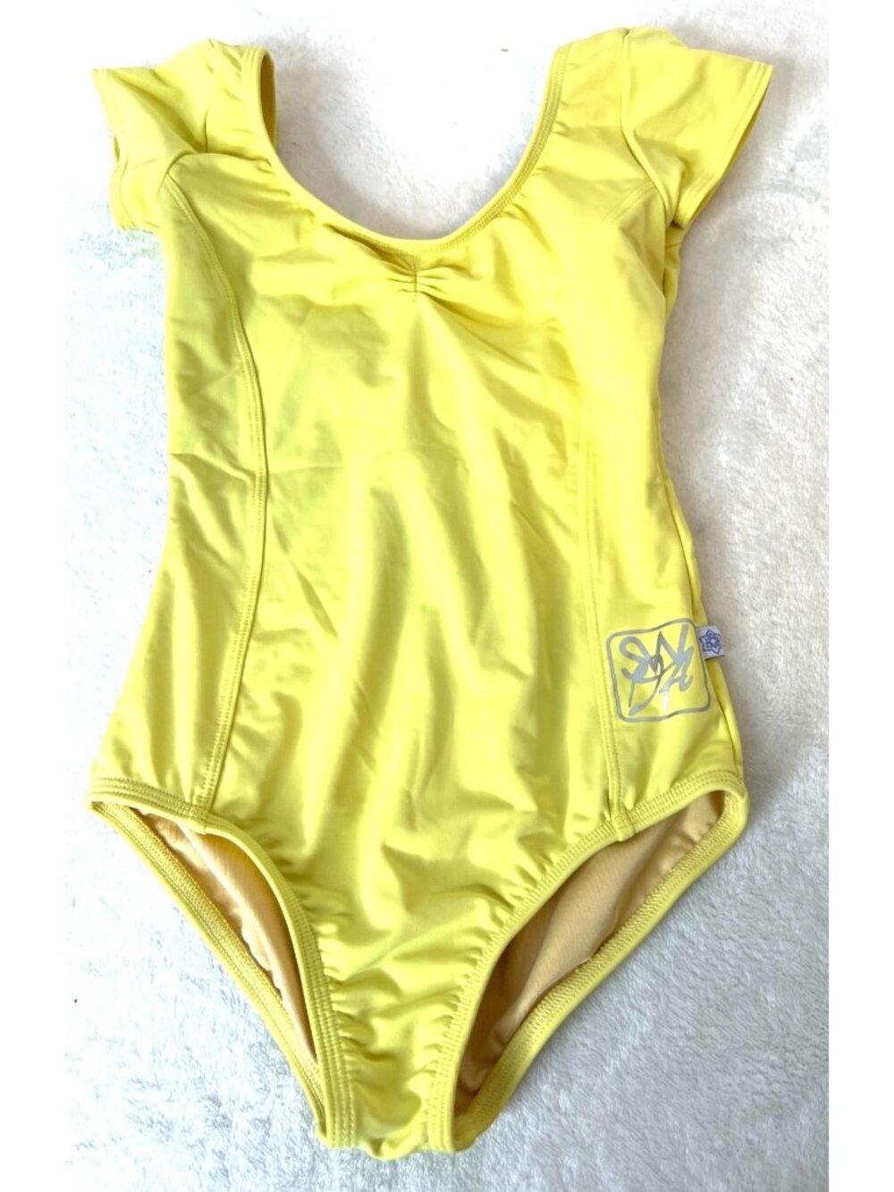 Corps Dancewear Size E Butter Yellow Leotard Dance Recital Practice ballet tap